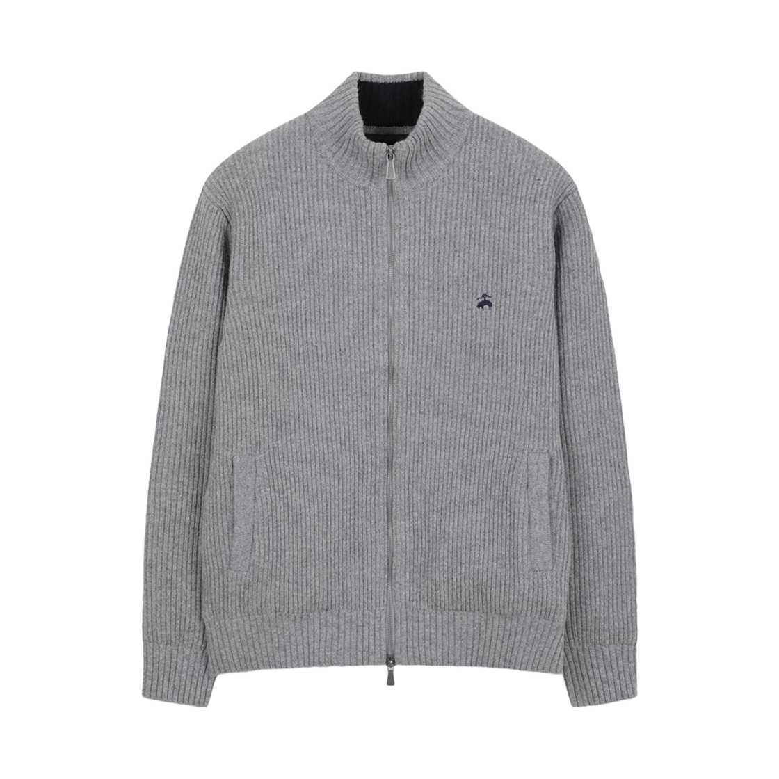 브룩스 브라더스 윈드프루프 풀집 스웨터 그레이(Brooks Brothers Windproof Full-Zip Sweater Grey)