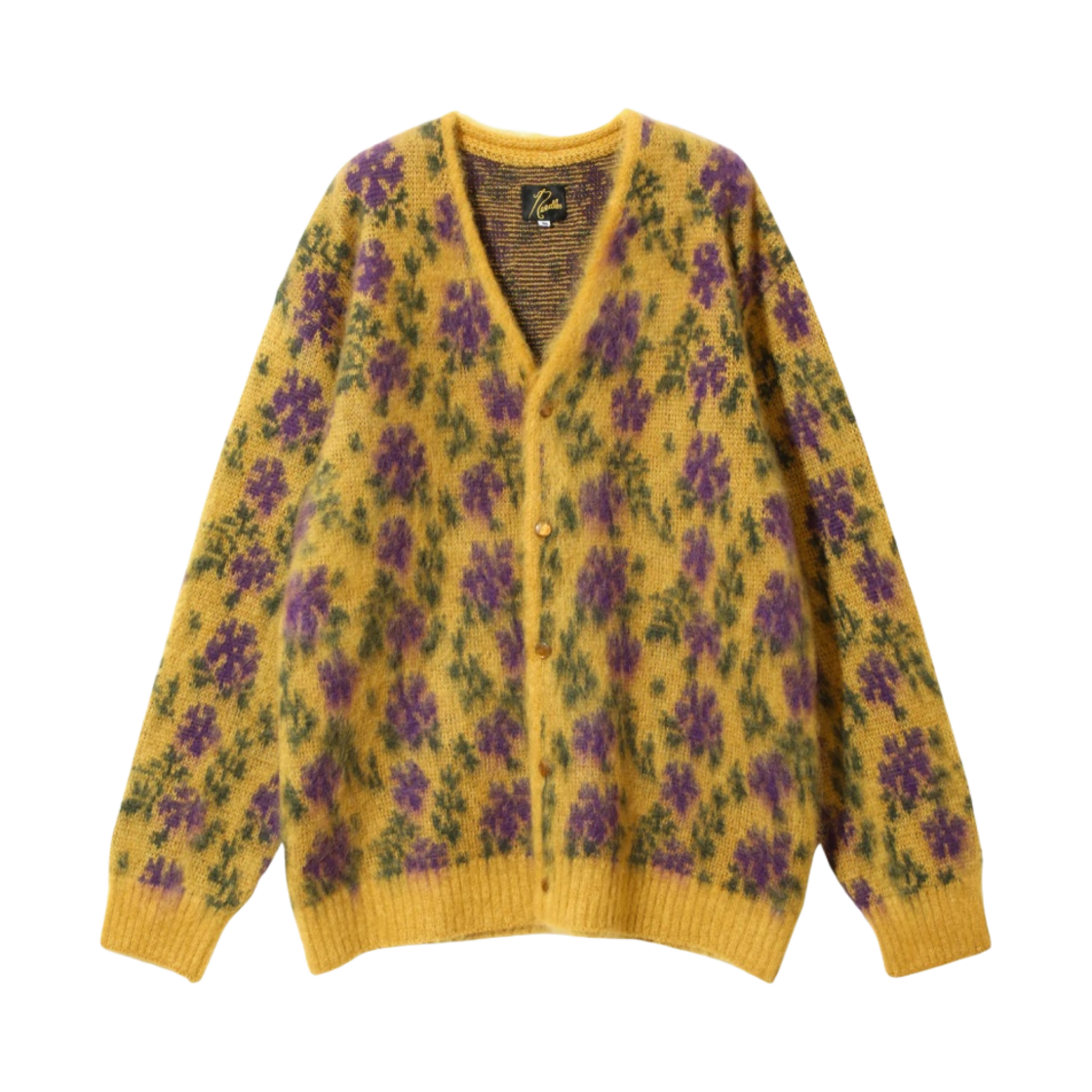 NS282 Needles Mohair Cardigan Flower