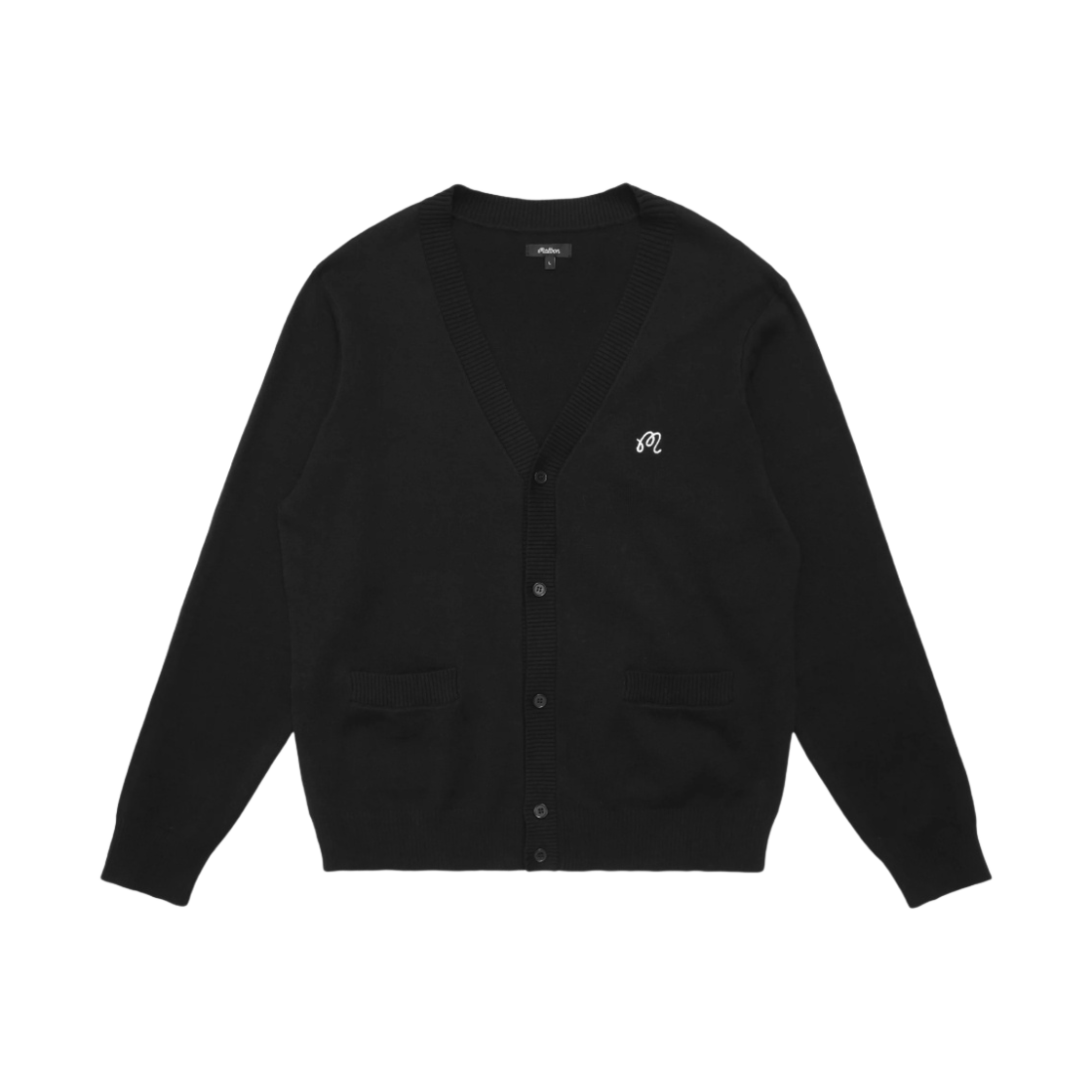 말본 골프 시카모어 가디건 블랙(Malbon Golf Sycamore Cardigan Black) - 1