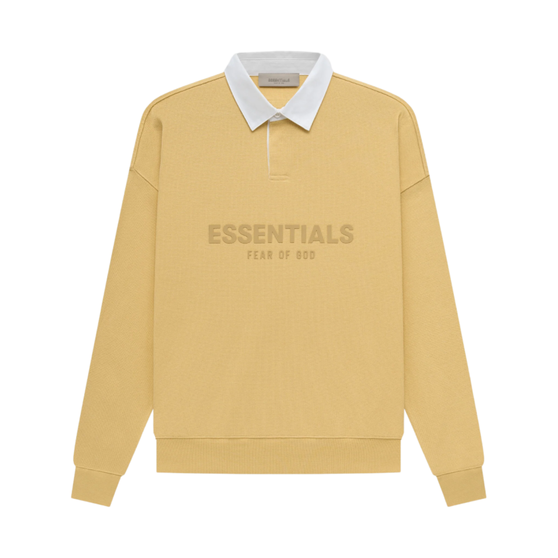 에센셜 와플 헨리 럭비 라이트 투스칸 - 23SS(Essentials Waffle Henley Rugby Light Tuscan - 23SS)