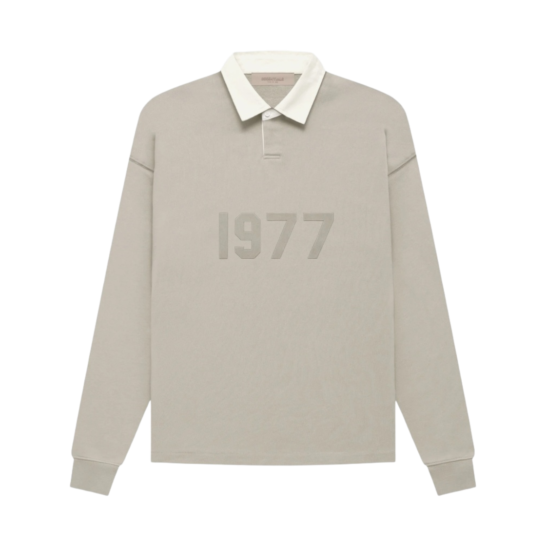 에센셜 1977 헨리 럭비 롱슬리브 폴로 스모크 - 22FW