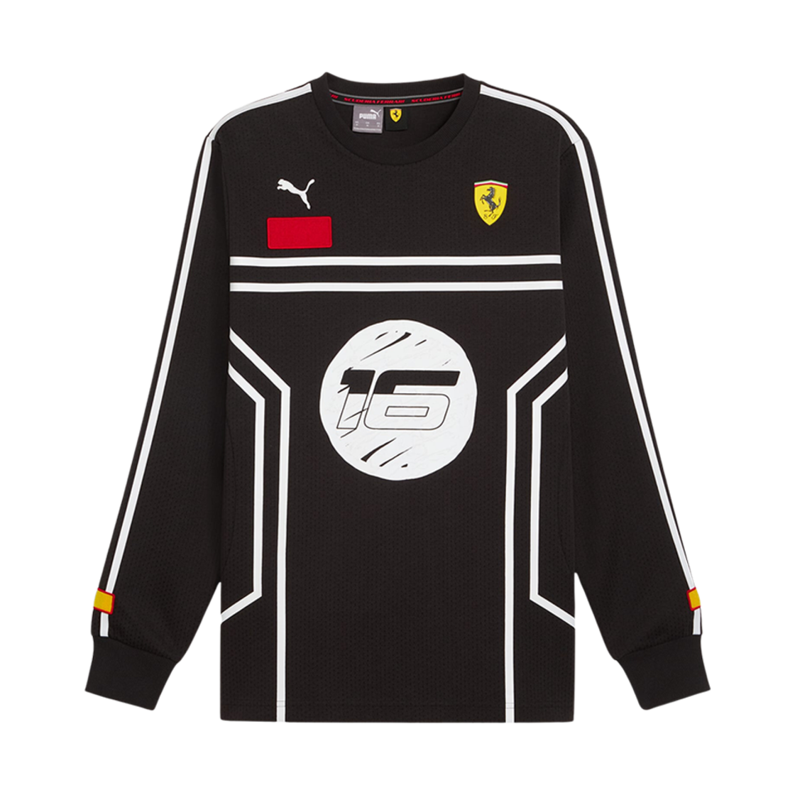 푸마 x 페라리 x 조슈아 비데스 메쉬 크루 블랙(Puma x Ferrari x Joshua Vides Mesh Crew Black) - 1