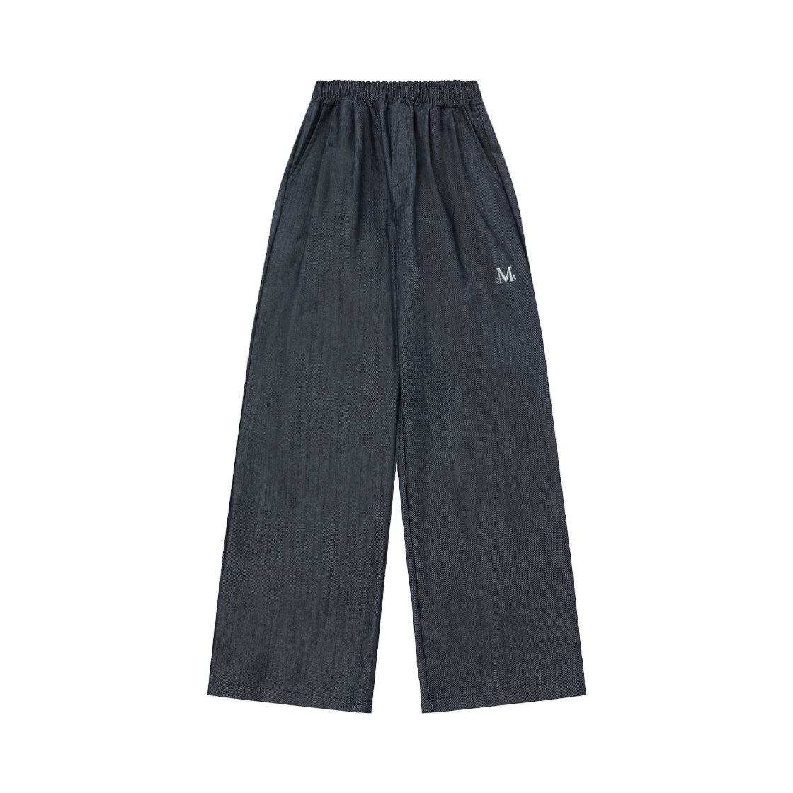 P00000NR_D MUCENT Sturdy Signature Banding Denim Pants Denim