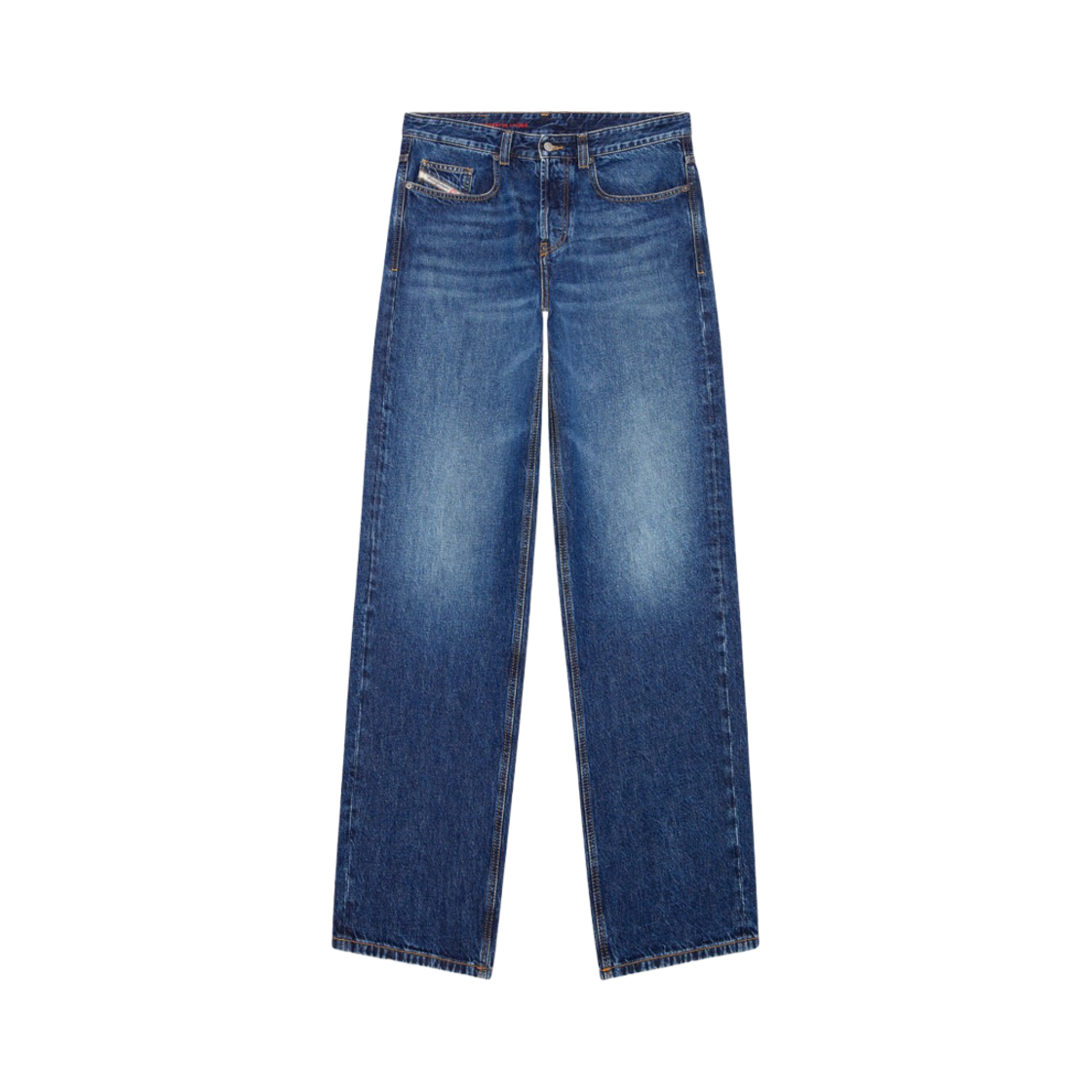 A1159809I27-01 Diesel Straight Jeans 2001 D-Macro Medium Blue
