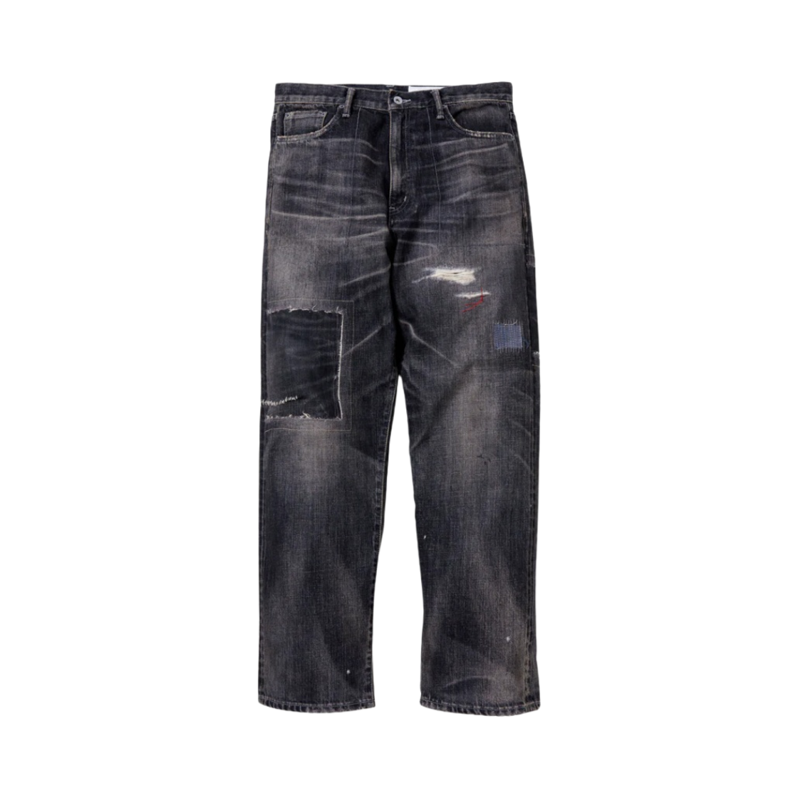 232XBNH-PTM07 Neighborhood Savage Denim DP Basic Pants Black