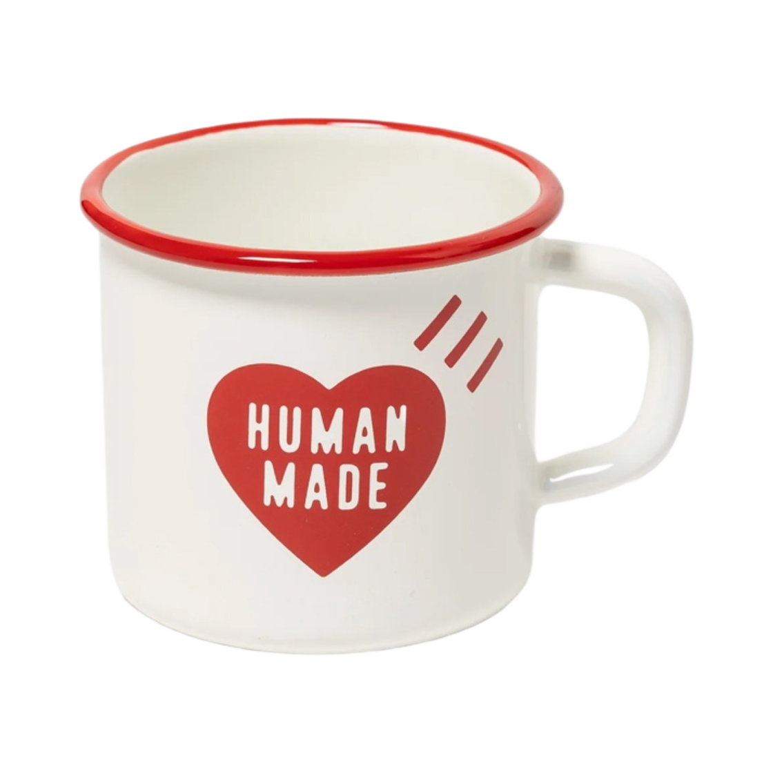 HM27GD159 Human Made Enamel Mug 270ml Red