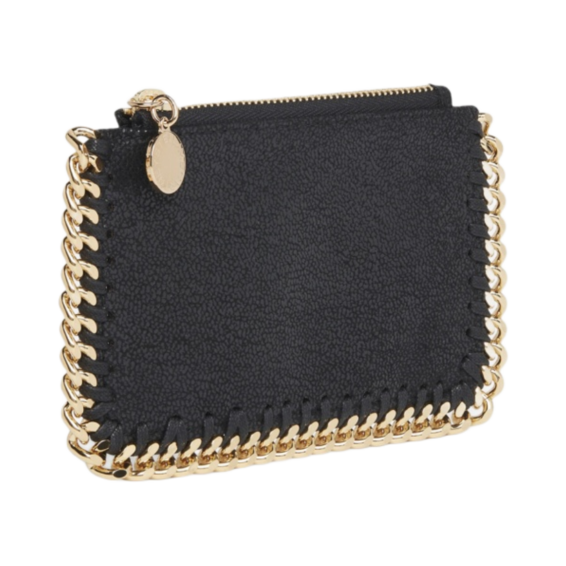 스텔라 맥카트니 팔라벨라 집 카드 홀더 블랙(Stella McCartney Falabella Zip Card Holder Black) - 3