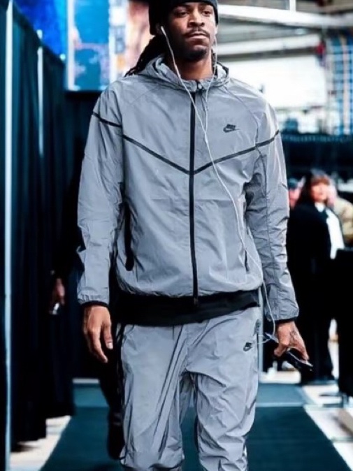 Nike Tech Woven Flash Trousers Reflect Silver - Asia 착용 스타일
