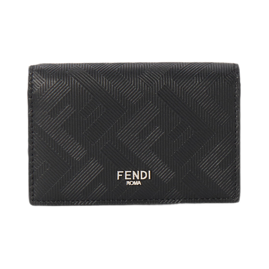펜디 쉐도우 카드 홀더 월렛 블랙(Fendi Shadow Card Holder Wallet Black) - 1