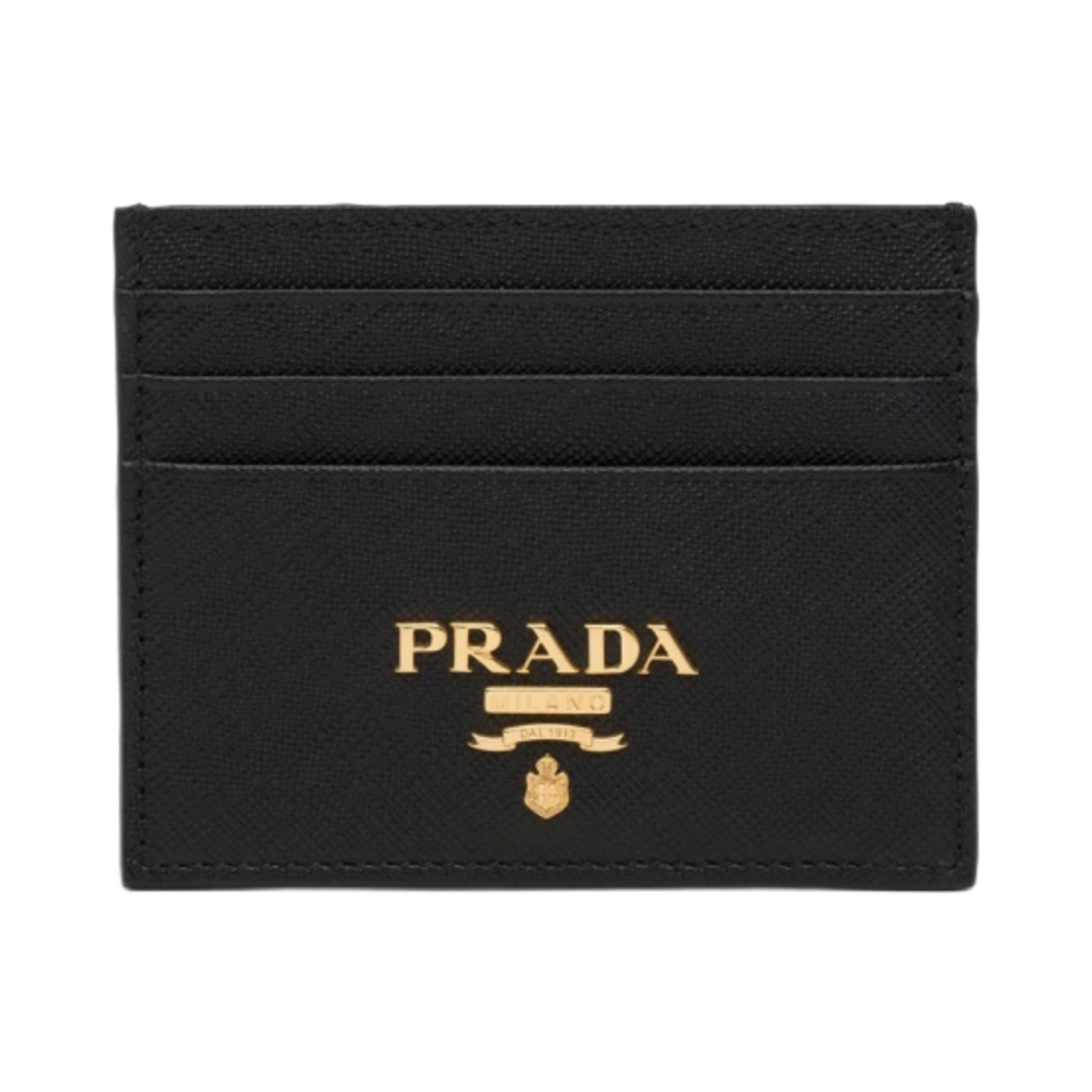 프라다 사피아노 레더 카드 홀더 블랙(Prada Saffiano Leather Card Holder Black)