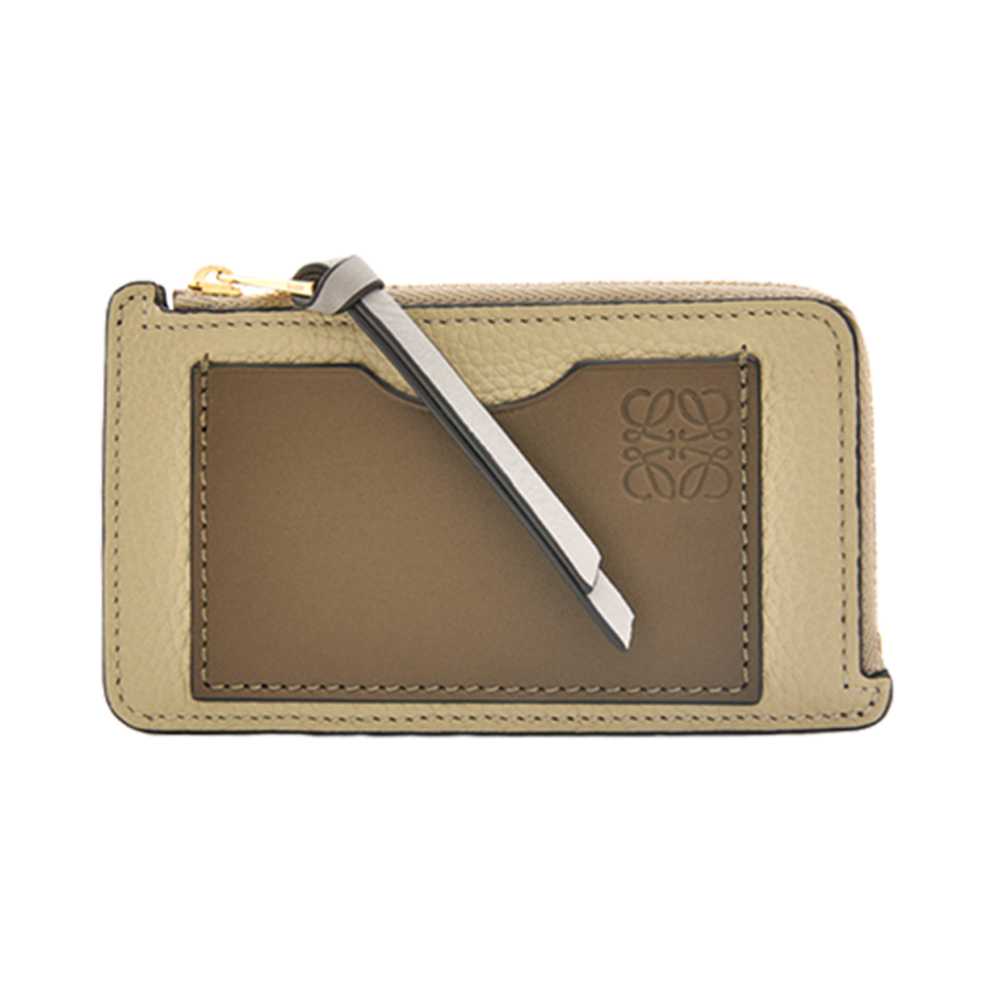 로에베 코인 카드 홀더 인 사틴 카프스킨 웜 데저트 | Loewe | KREAM