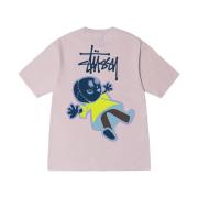 Stussy Dollie Pigment Dyed T-Shirt Blush