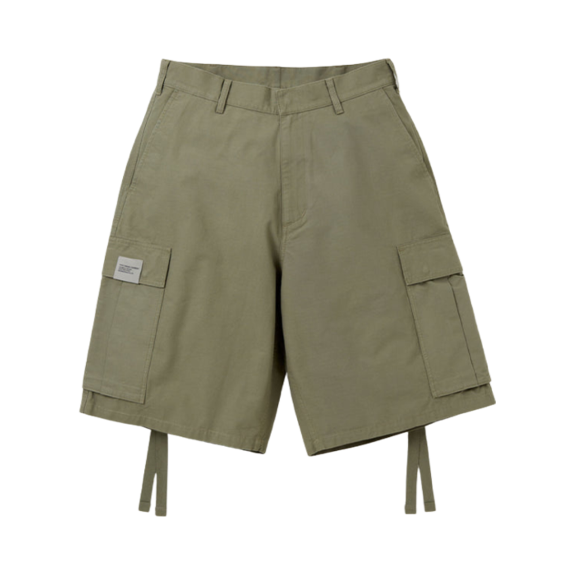 241YTNH-PTM07 Neighborhood Wide Cargo Short Pants Olive Drab