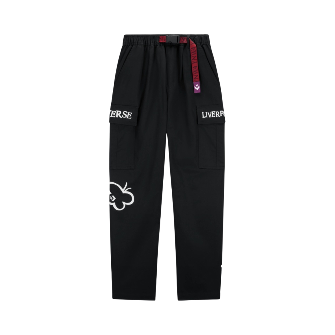 컨버스 x 리버풀 FC 우븐 카고 팬츠 블랙(Converse x Liverpool FC Woven Cargo Pants Black)