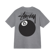 Stussy 8 Ball Pigment Dyed T-Shirt Grey - 22SS