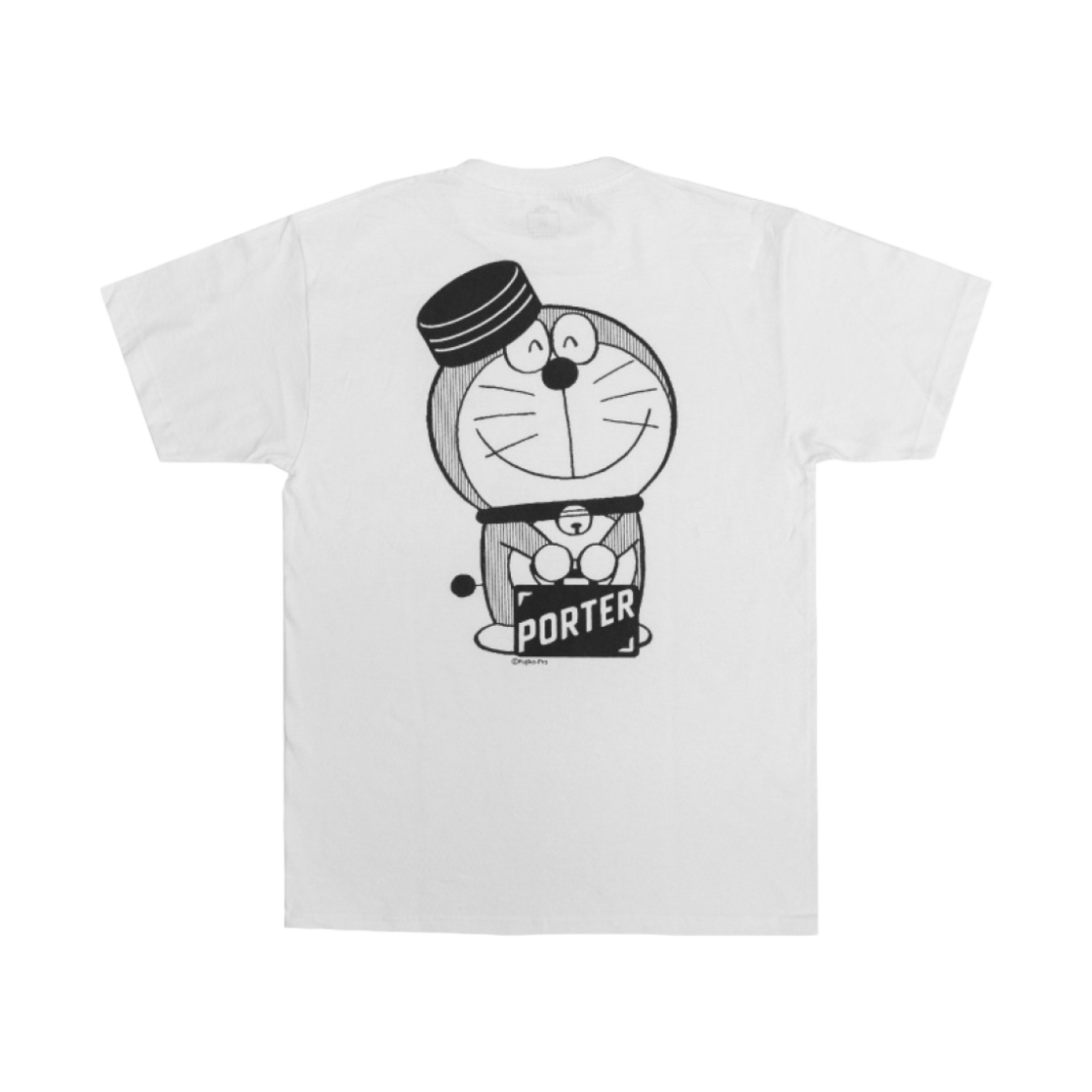 포터 x 도라에몽 티셔츠 프론트 화이트(Porter x Doraemon T-Shirt Front White)