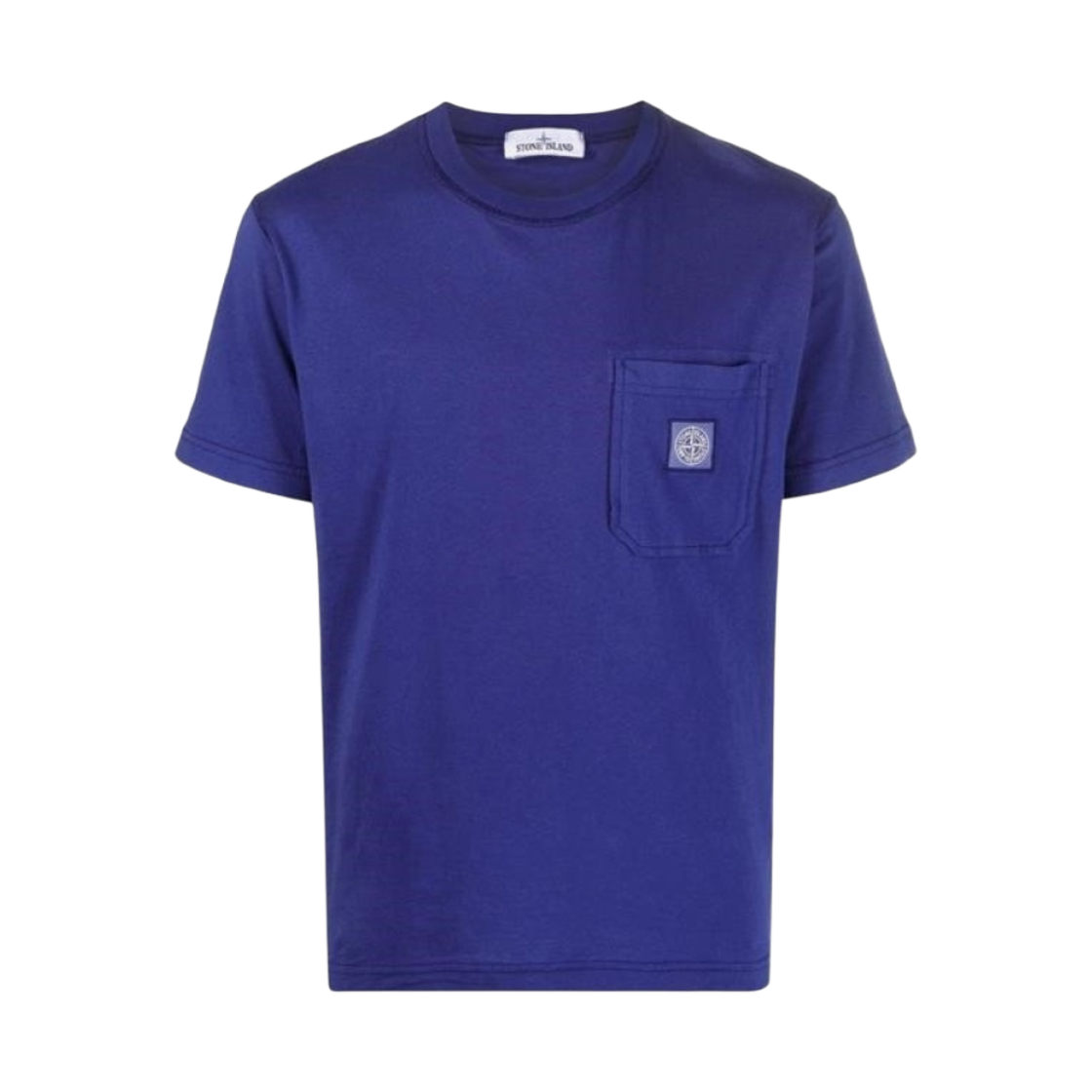 스톤 아일랜드 21957 피사토 트리트먼트 티셔츠 블루에뜨 - 22SS(Stone Island 21957 Fissato Treatment T-Shirt Bluette - 22SS) - 1