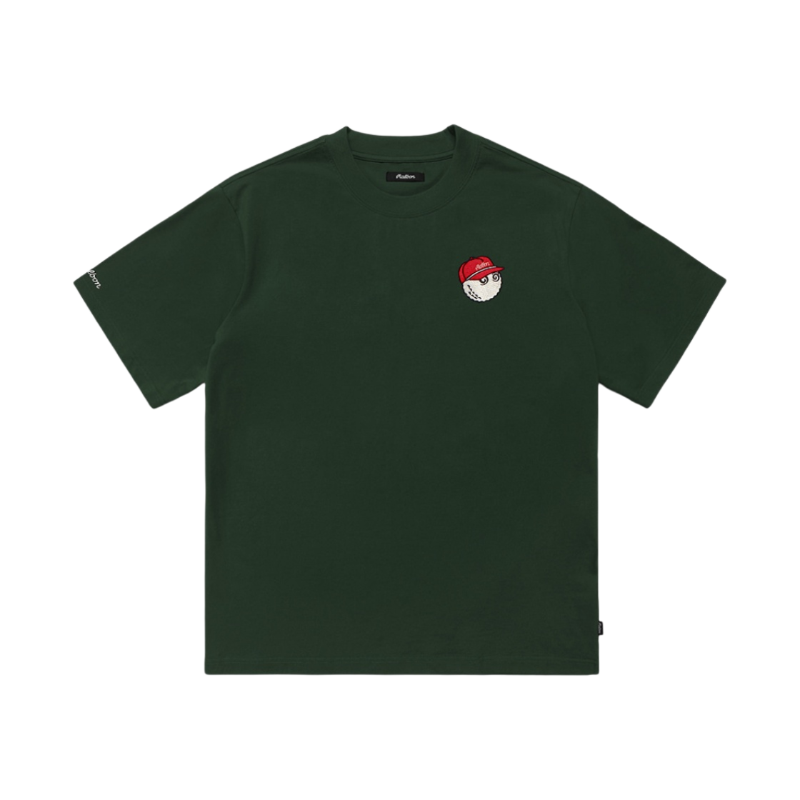 말본 골프 버킷 캡 티셔츠 그린(Malbon Golf Buckets Cap T-Shirt Green) - 1