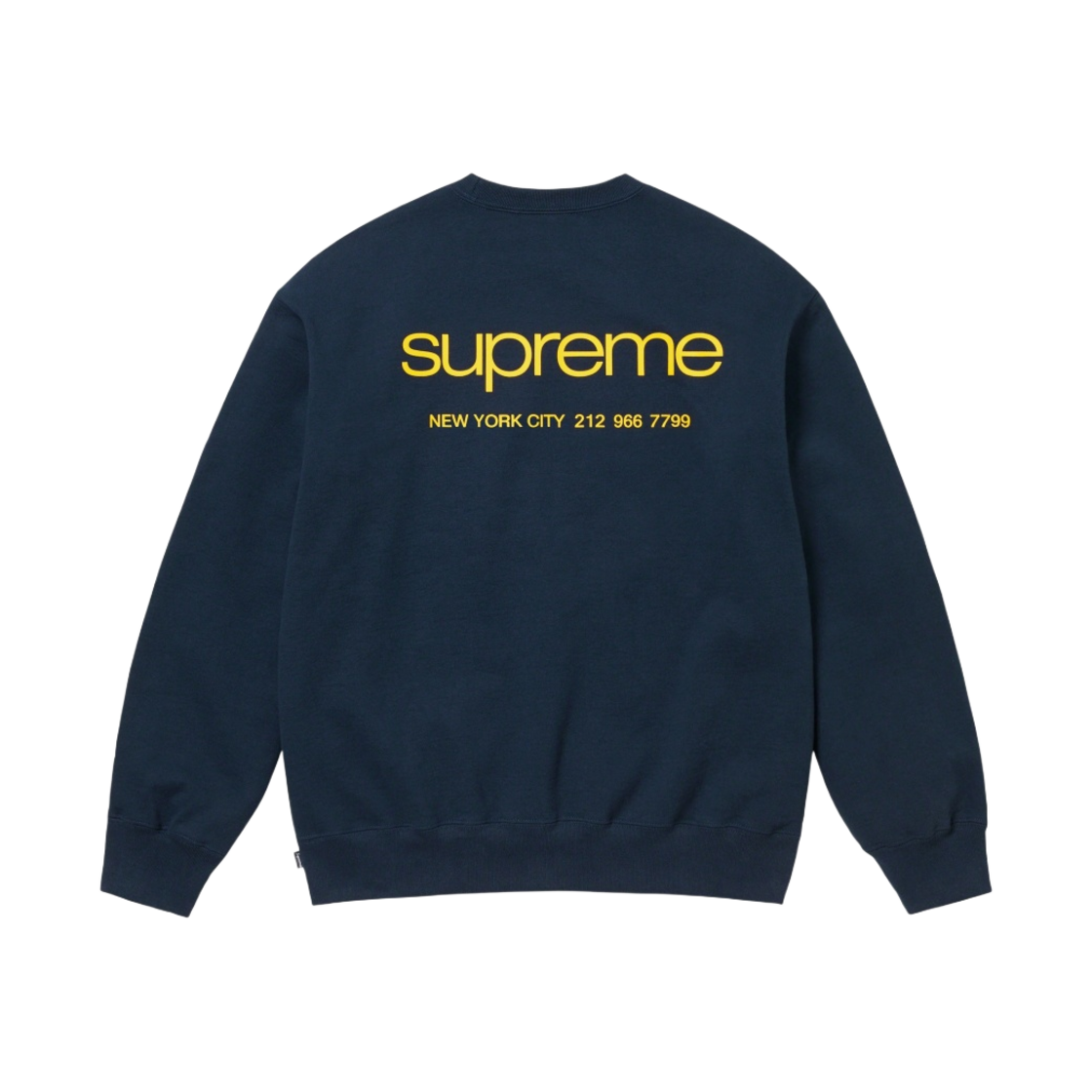 슈프림 NYC 크루넥 네이비 - 23FW