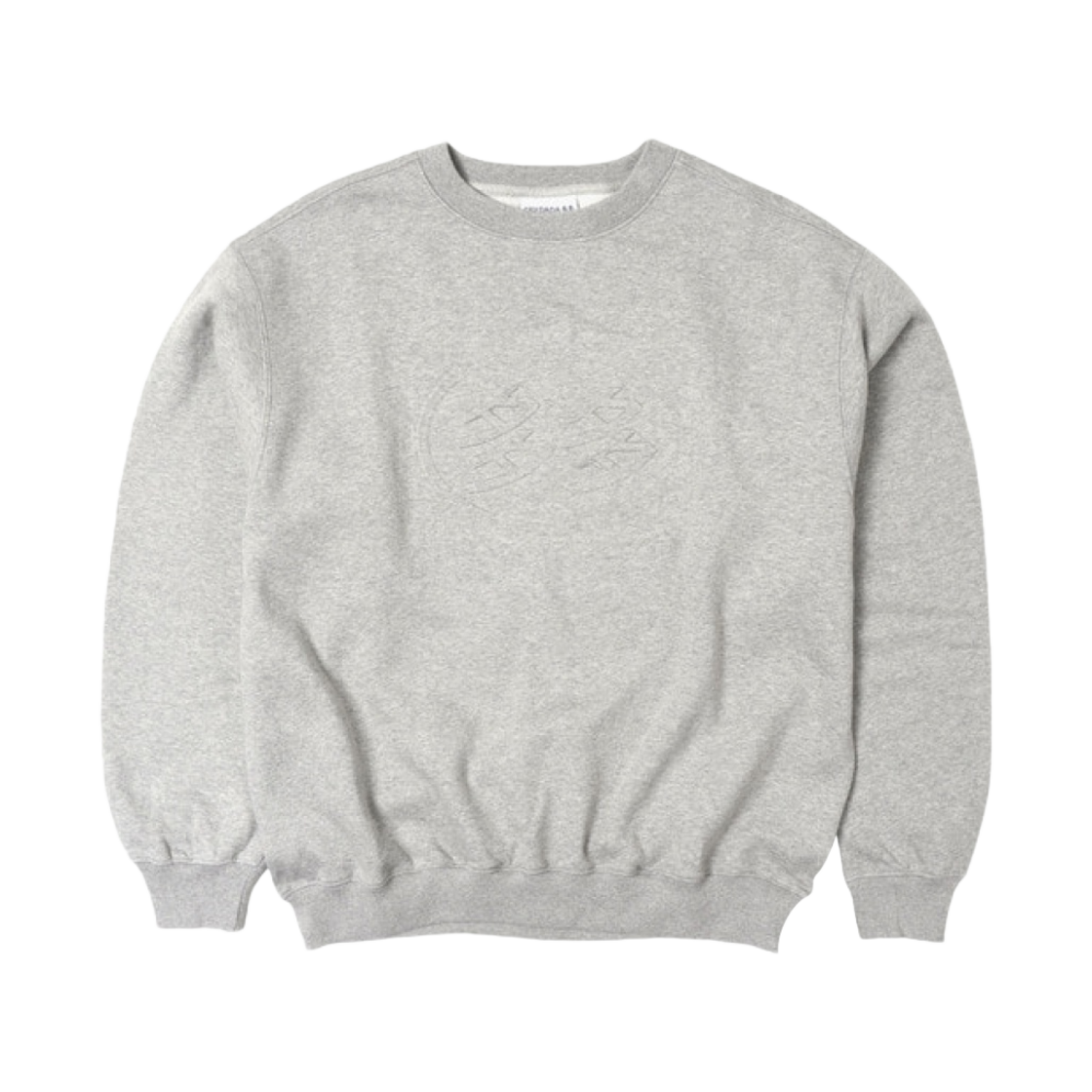 다다 로고 엠보스 크루넥 그레이(Dada Logo Embossed Crewneck Grey)