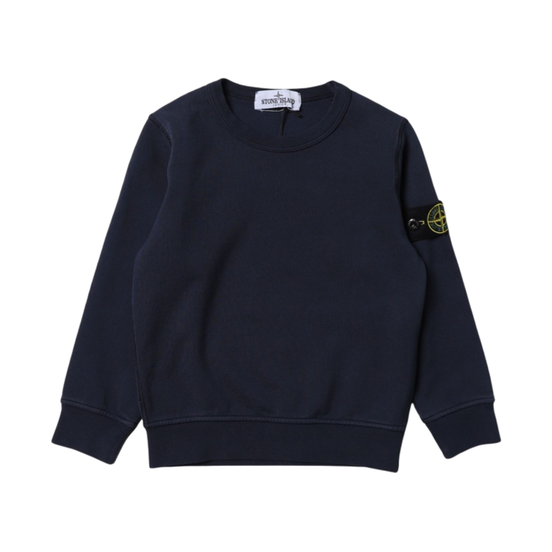 (키즈) 스톤 아일랜드 61340 코튼 플리스 크루넥 스웨트셔츠 로얄 블루 - 22FW((Kids) Stone Island 61340 Cotton Fleece Crewneck Sweatshirt Royal Blue - 22FW) - 1