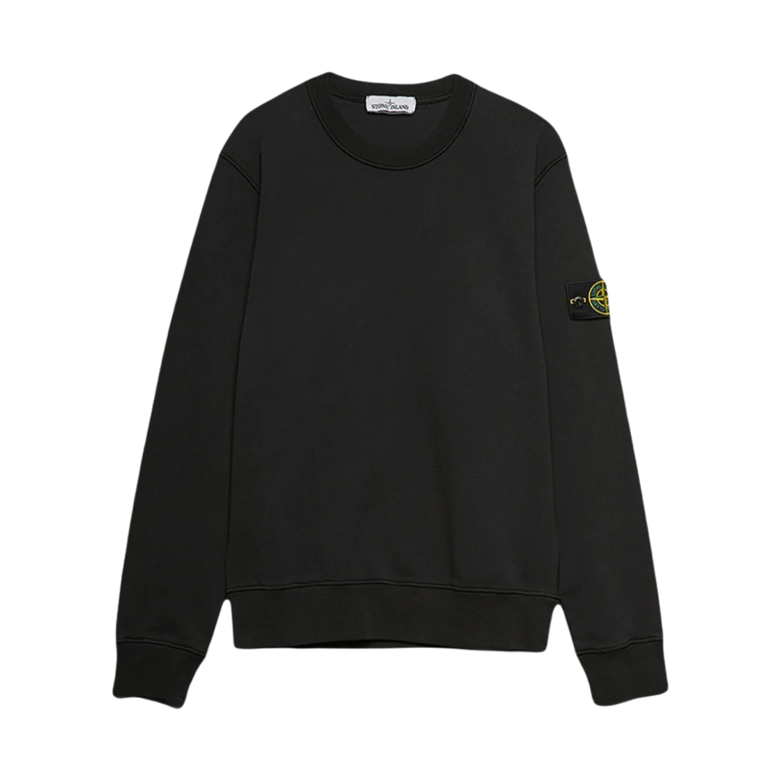 스톤 아일랜드 63051 코튼 플리스 가먼트 다이드 스웨트셔츠 블랙 - 23SS