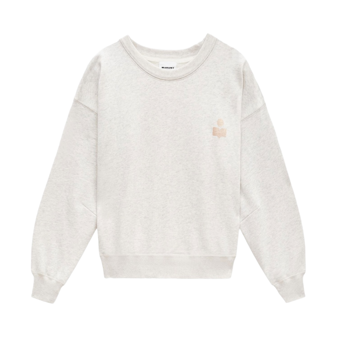 SW0086FA-A3M01E-23EC (W) Isabel Marant Mobyla Logo Sweatshirt Ecru - 23FW