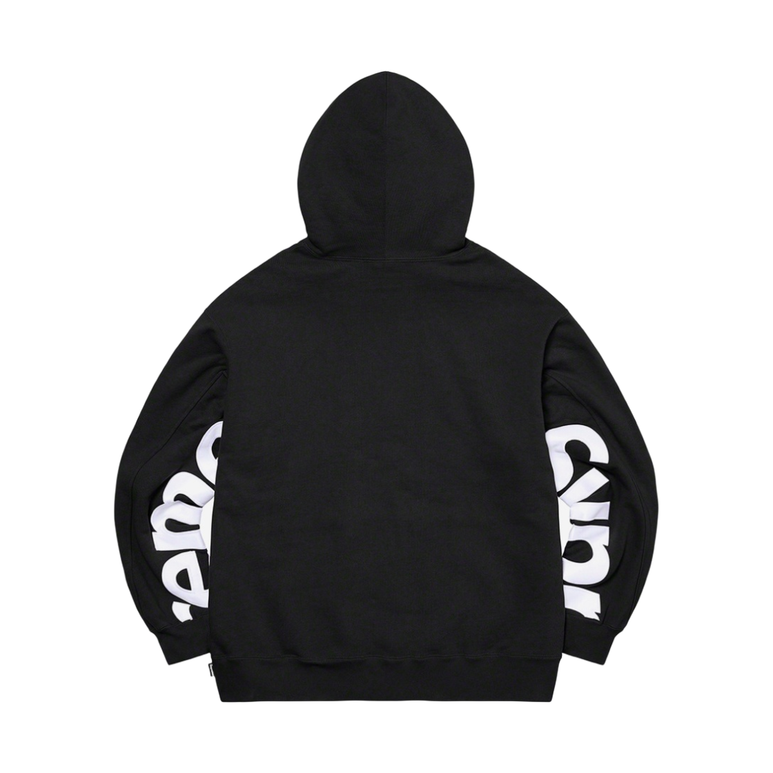 슈프림 크롭 패널즈 후드 스웨트셔츠 블랙 - 22SS(Supreme Cropped Panels Hooded Sweatshirt Black - 22SS) - 2