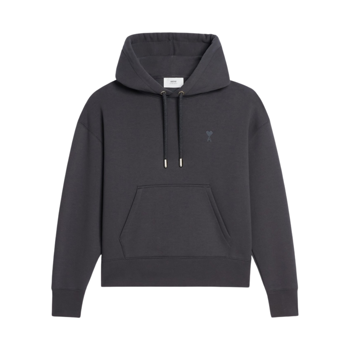 ★関税込★アミ★AMI★de Coeur Tone-On-Tone Hoodie Black★ Ami Paris Ami De Coeur Hoodie Black Men's - FW22 - US
