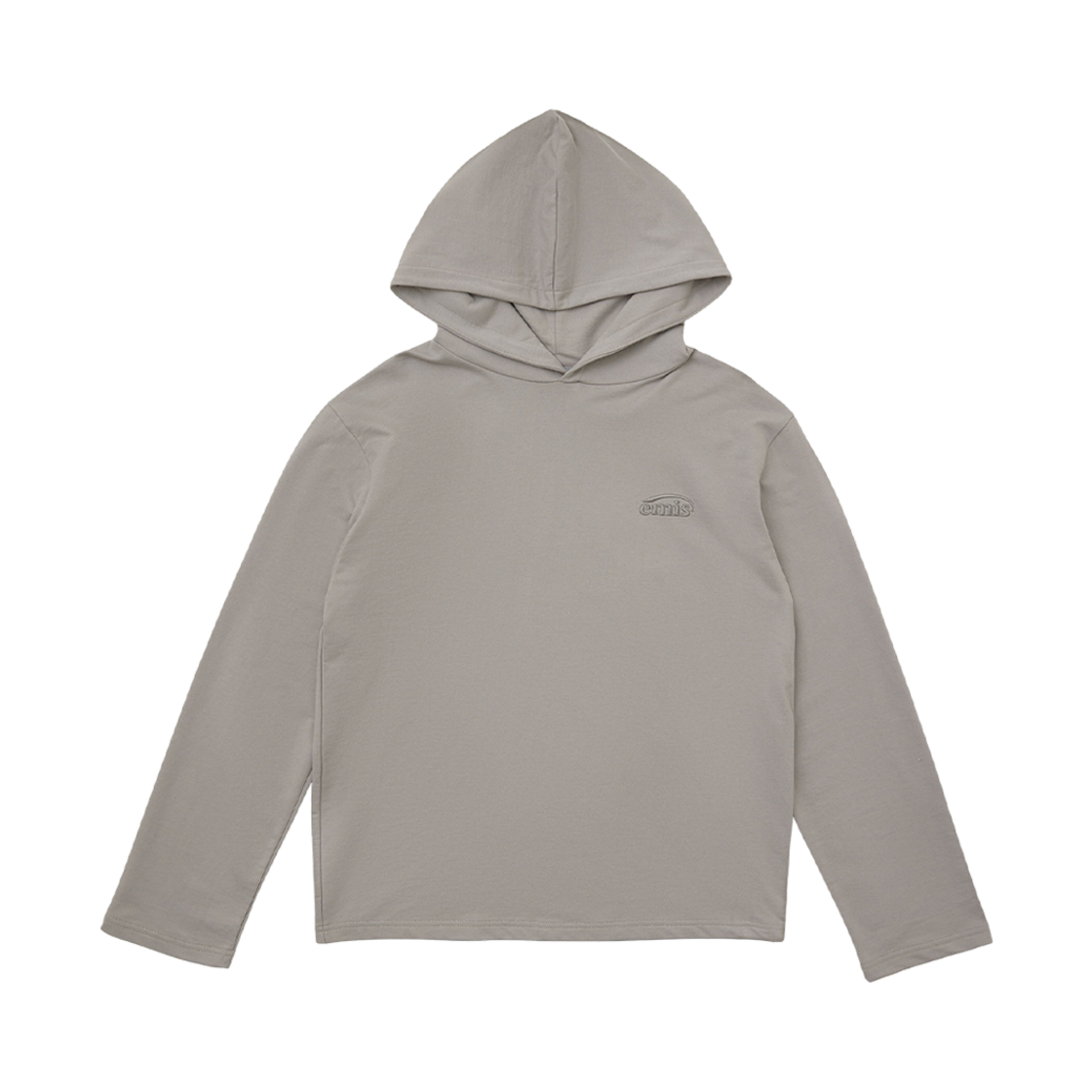 (W) 이미스 후드 티셔츠 그레이((W) Emis Hood T-Shirt Gray)