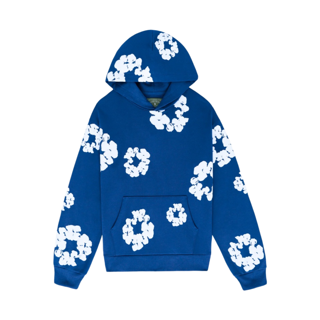 데님 티어스 더 코튼 리쓰 스웨트셔츠 로얄 블루(Denim Tears The Cotton Wreath Sweatshirt Royal Blue)