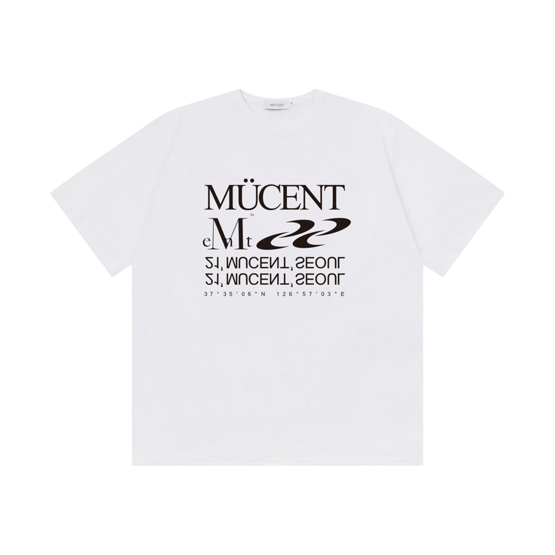 P00000MG _W MUCENT Essential Lettering Half T White