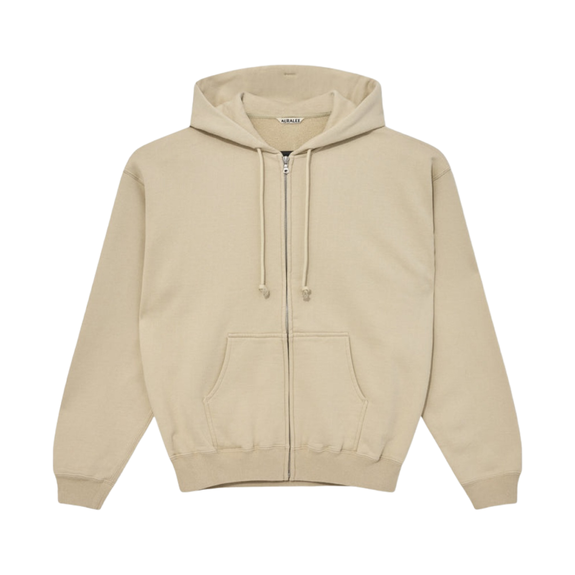 오라리 스무스 소프트 스웻 집 파카 베이지 - 23SS(Auralee Smooth Soft Sweat Zip Parka Beige - 23SS) - 1
