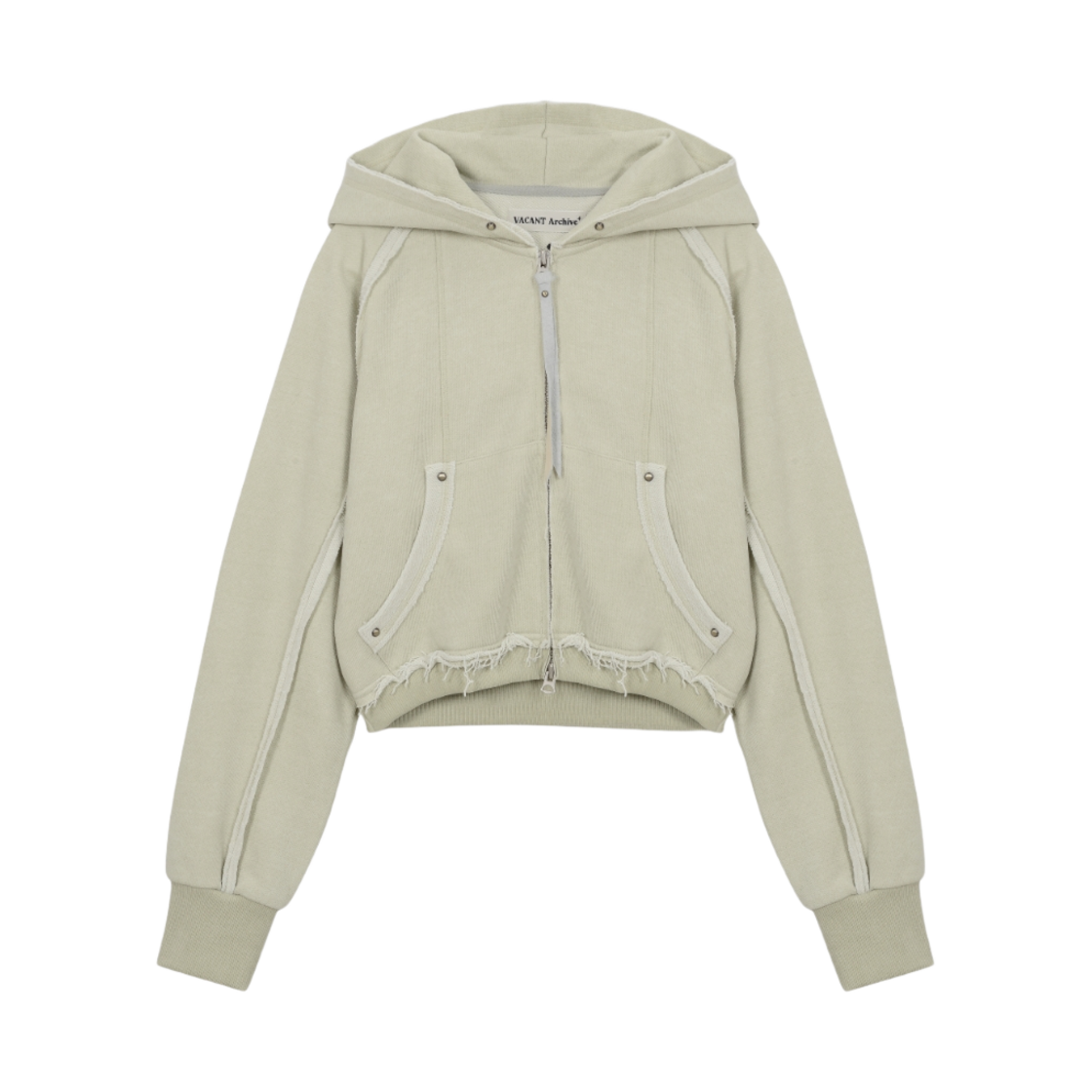 베이컨트 아카이브 디아스 인사이드아웃 후드 집업 옐로우 그린