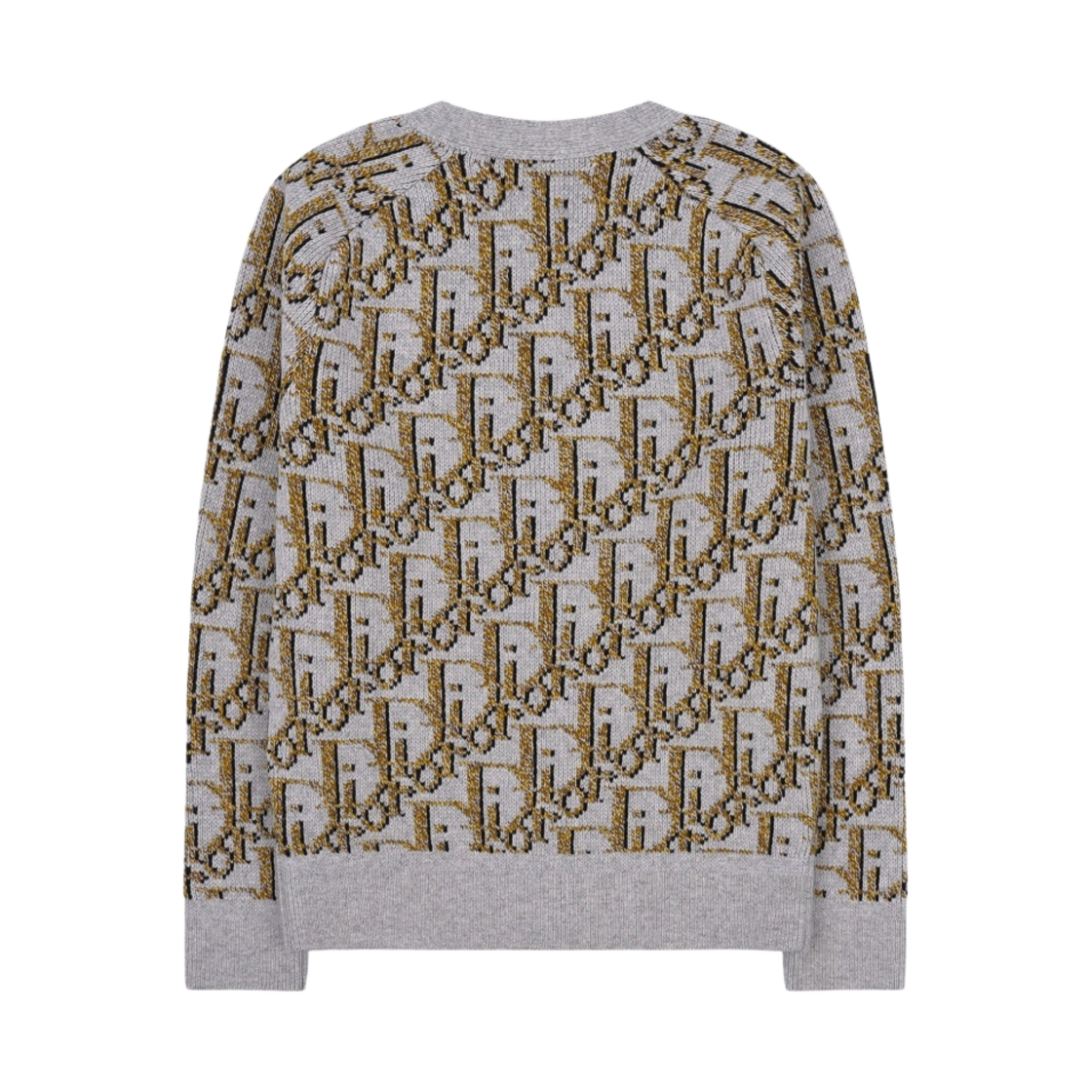 디올 오블리크 가디건 베이지 브라운 울 자카드(Dior Oblique Cardigan Beige Brown Wool Jacquard) - 2