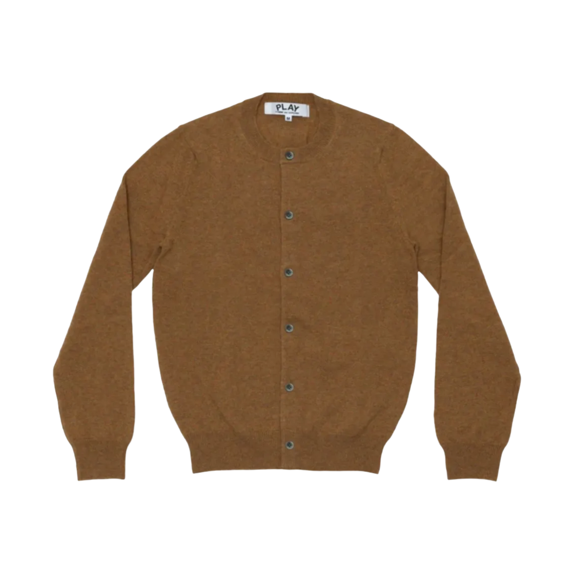AX-N091-051-3 Play Comme des Garcons Mini Red Heart Cardigan Brown