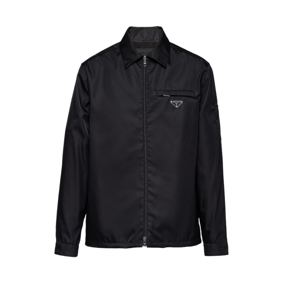 SC502-1WQ8-F0002 Prada Re-Nylon Shirt Black