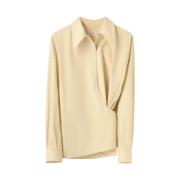(W) Lemaire Twisted Shirt Custard - 21FW
