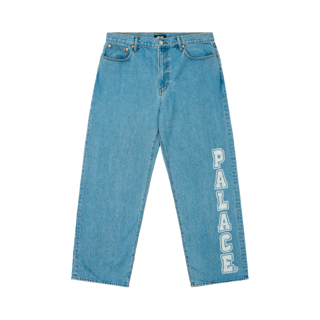 팔라스 P90 컬리지 스트레스 배기 진 스톤 워시 - 24FW