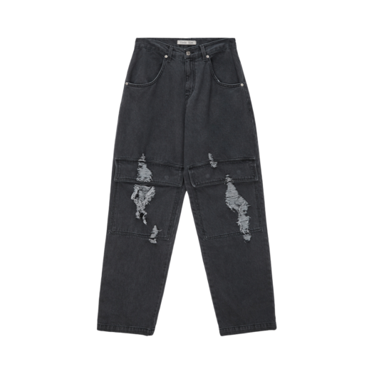 【MATIN KIM】VINTAGE GRAPHIC PRINTED DENIM PANTS ☆関税込☆MATIN KIM☆VINTAGE GRAPHIC PRINTED DENIM PANTS