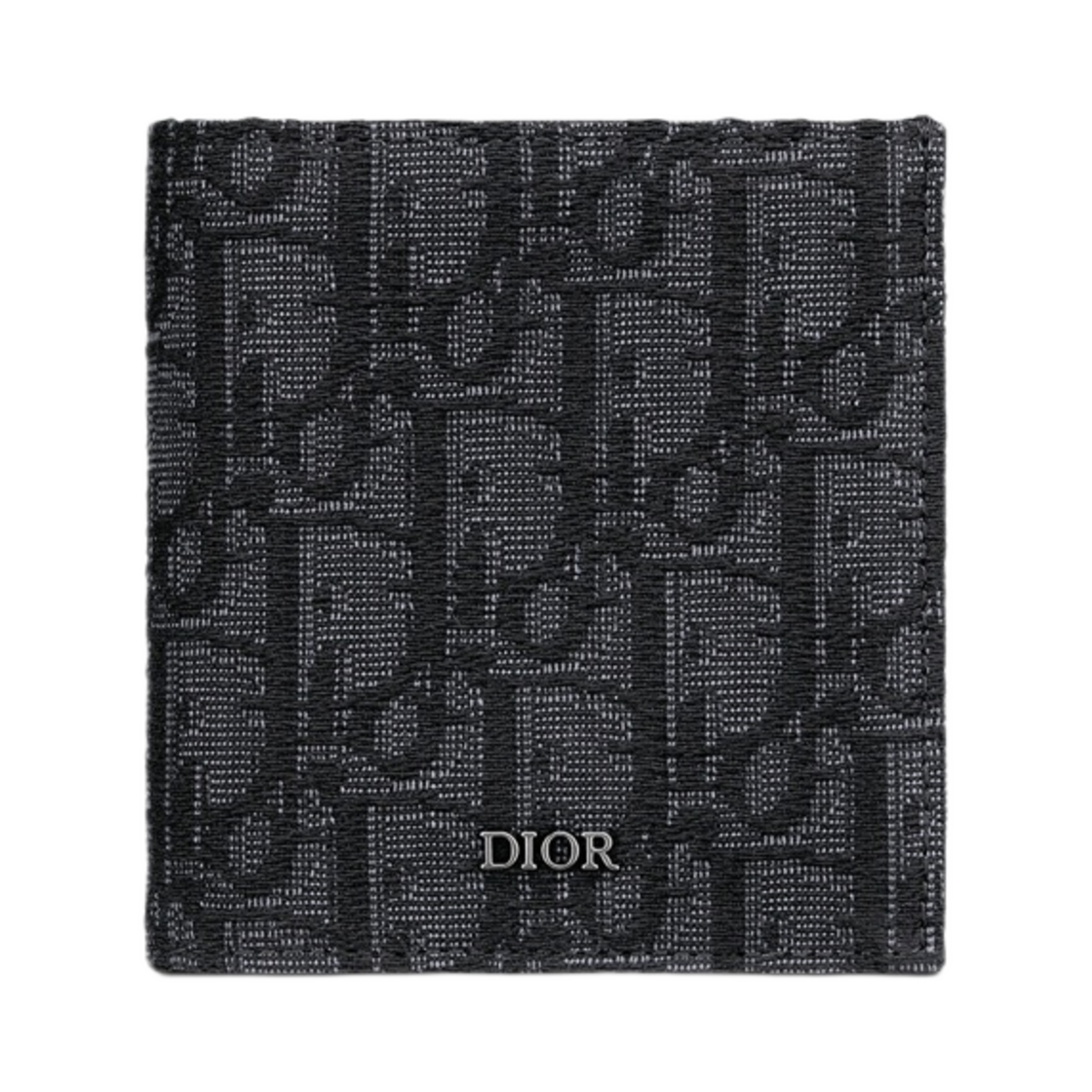 2ESBH072YSE-H03E Dior Vertical Wallet Black Dior Oblique Jacquard