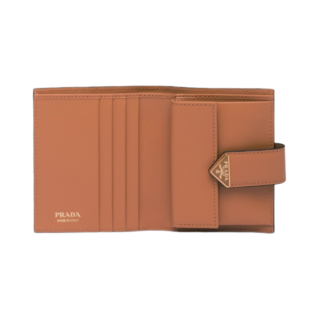프라다 스몰 레더 월렛 꼬냑(Prada Small Leather Wallet Cognac) - 2