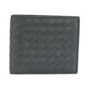 Bottega Veneta Bi-Fold Wallet Dark Grey