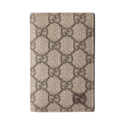 Gucci Brown Interior GG Long Card Case Beige Ebony