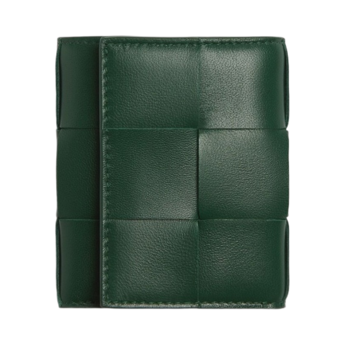 보테가 베네타 카세트 디테처블 카드 케이스 트라이폴드 지갑 레인트리(Bottega Veneta Cassette Tri-Fold Wallet with Detachable Card Case Raintree) - 1