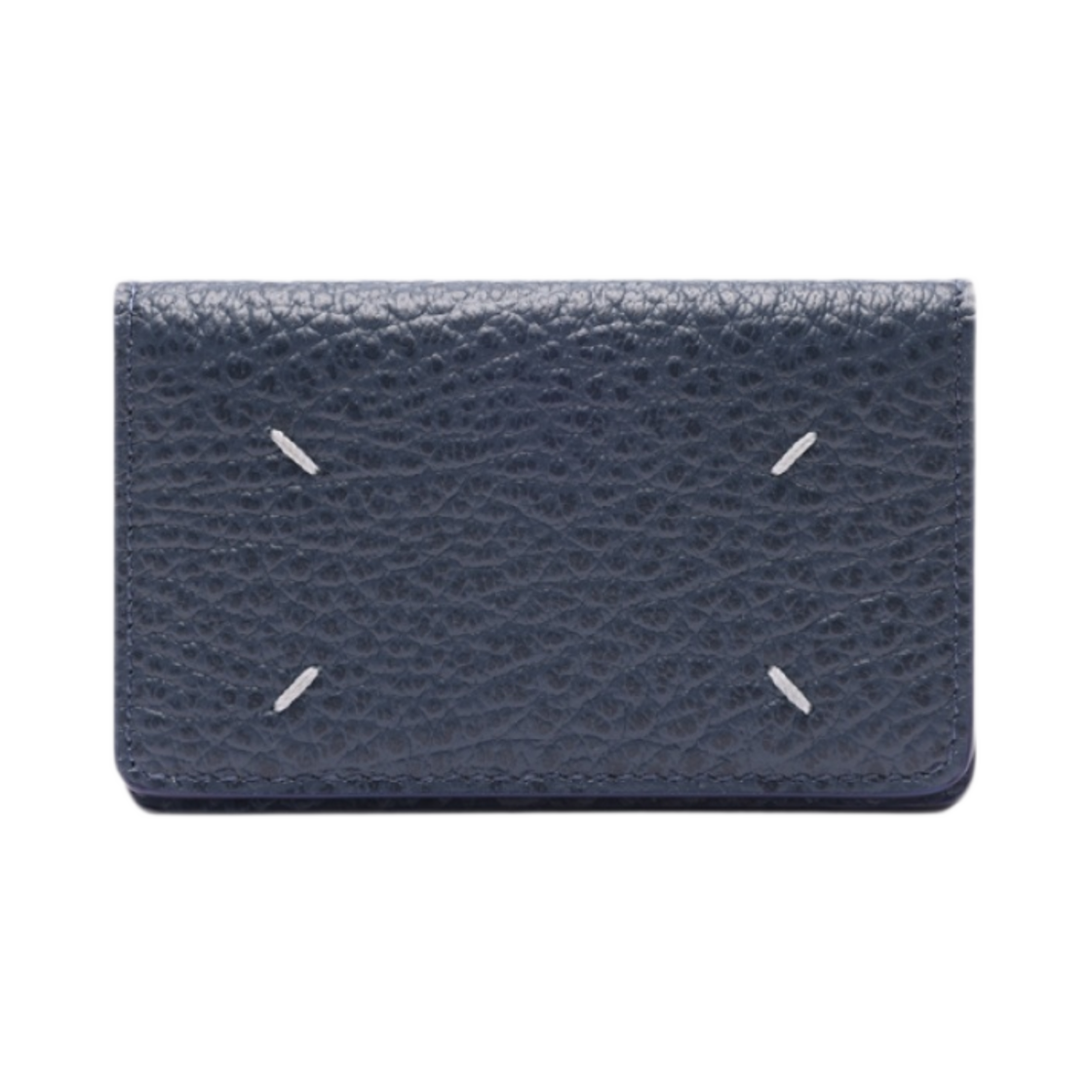 메종 마르지엘라 스티치 레더 플랩 카드 홀더 슬레이트 블루(Maison Margiela Stitch Leather Flap Card Holder Slate Blue) - 1