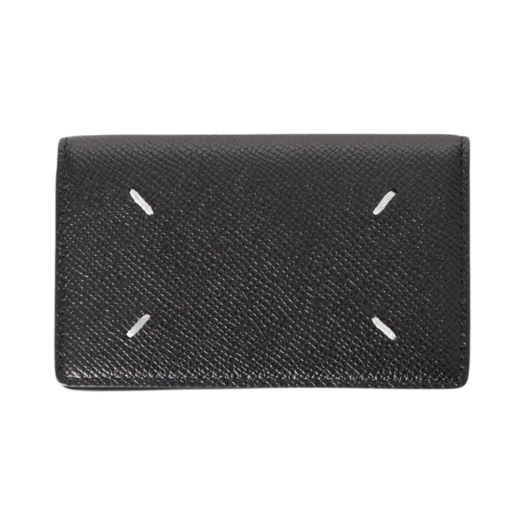 SA3VX0005P4745T8013 Maison Margiela Leather Business Card Holder Black