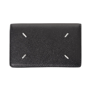Maison Margiela Leather Business Card Holder Black