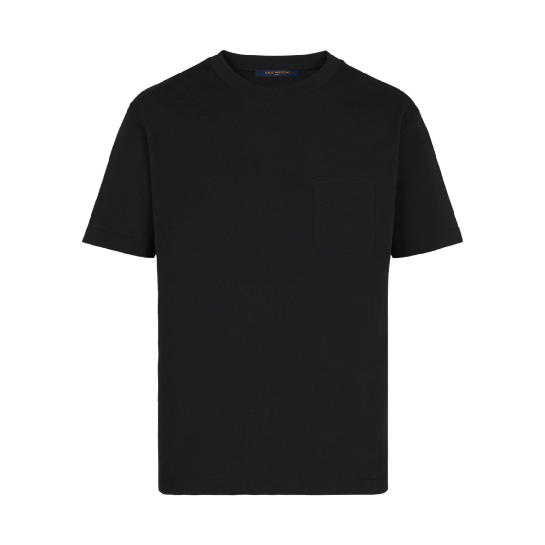 루이비통 하프 다미에 포켓 티셔츠 블랙