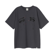 Thevinylhouse Crying T-Shirt Charcoal